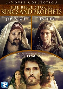 The Bible Stories - Kings and Prophets , Jeremiah, Esther and Solomon 3 DVD set.