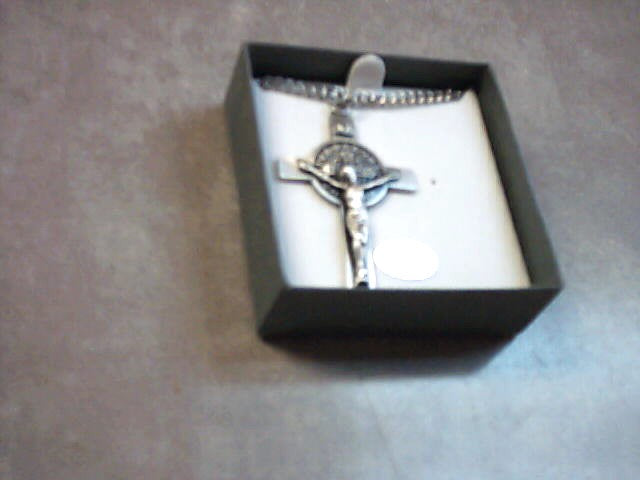 St. Benedict crucifix in sterling silver