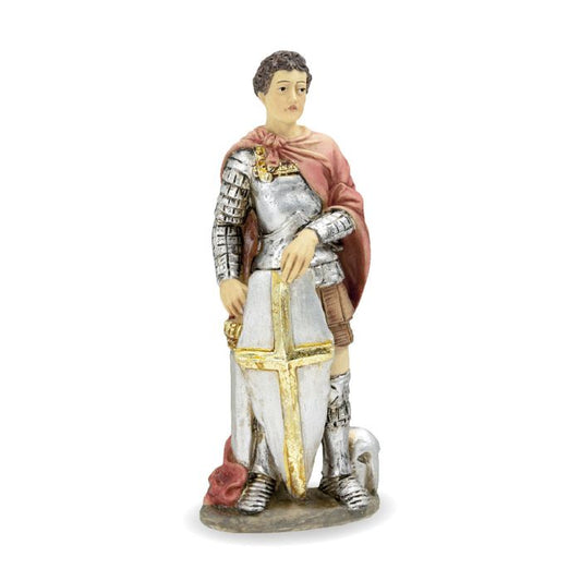 St. George Statue with Holy Card