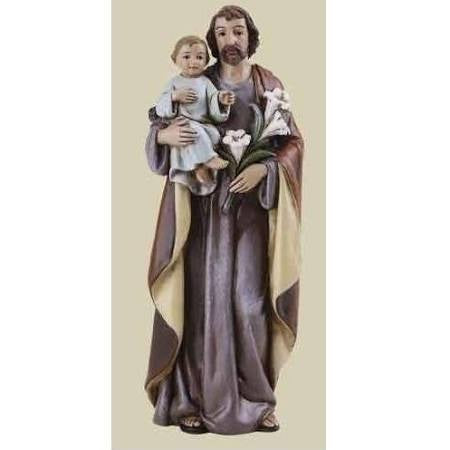 4 inch St. Joseph and child statue