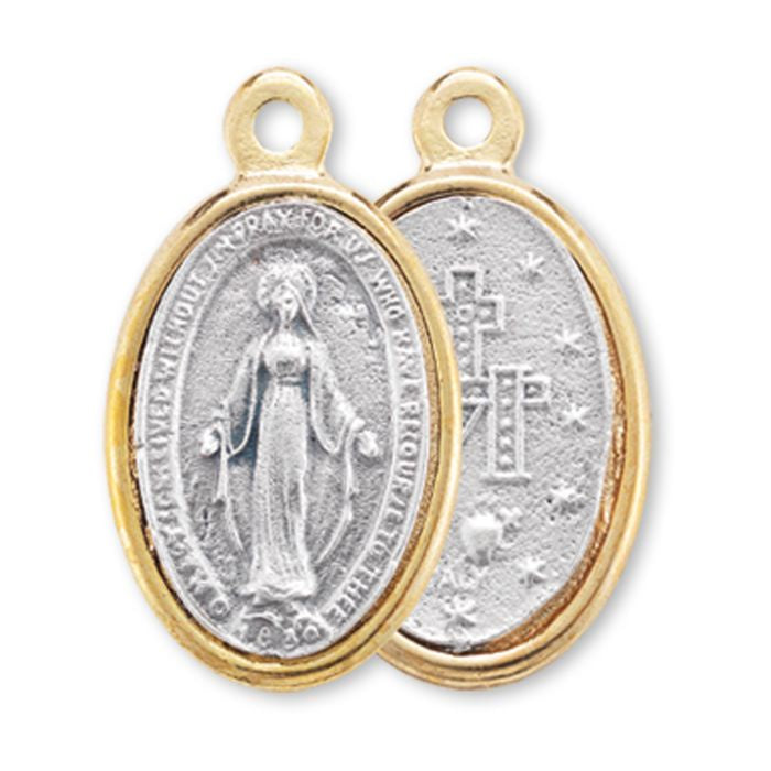 Two Tone Miraculous Medal