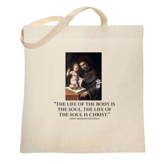 St. Anthony of Padua - Canvas Tote Bag