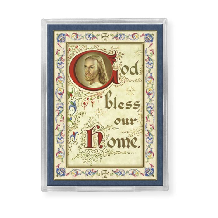 God Bless Our Home Magnetic Frame with Easel