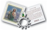 ST.JUDE ROSARY RING AND PRAYER CARD