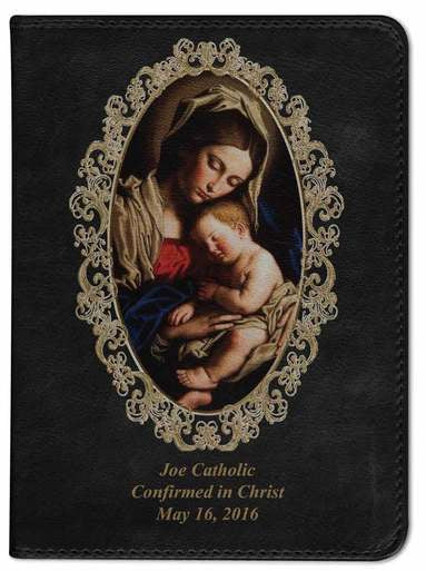 Bible with Madonna and Child Cover