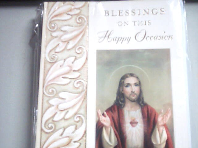 "Blessings on this Happy Occasion" Card