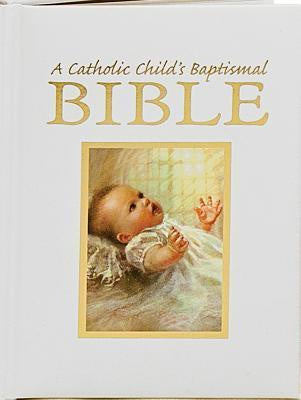 A Catholic Child's Baptismal Bible - Baby