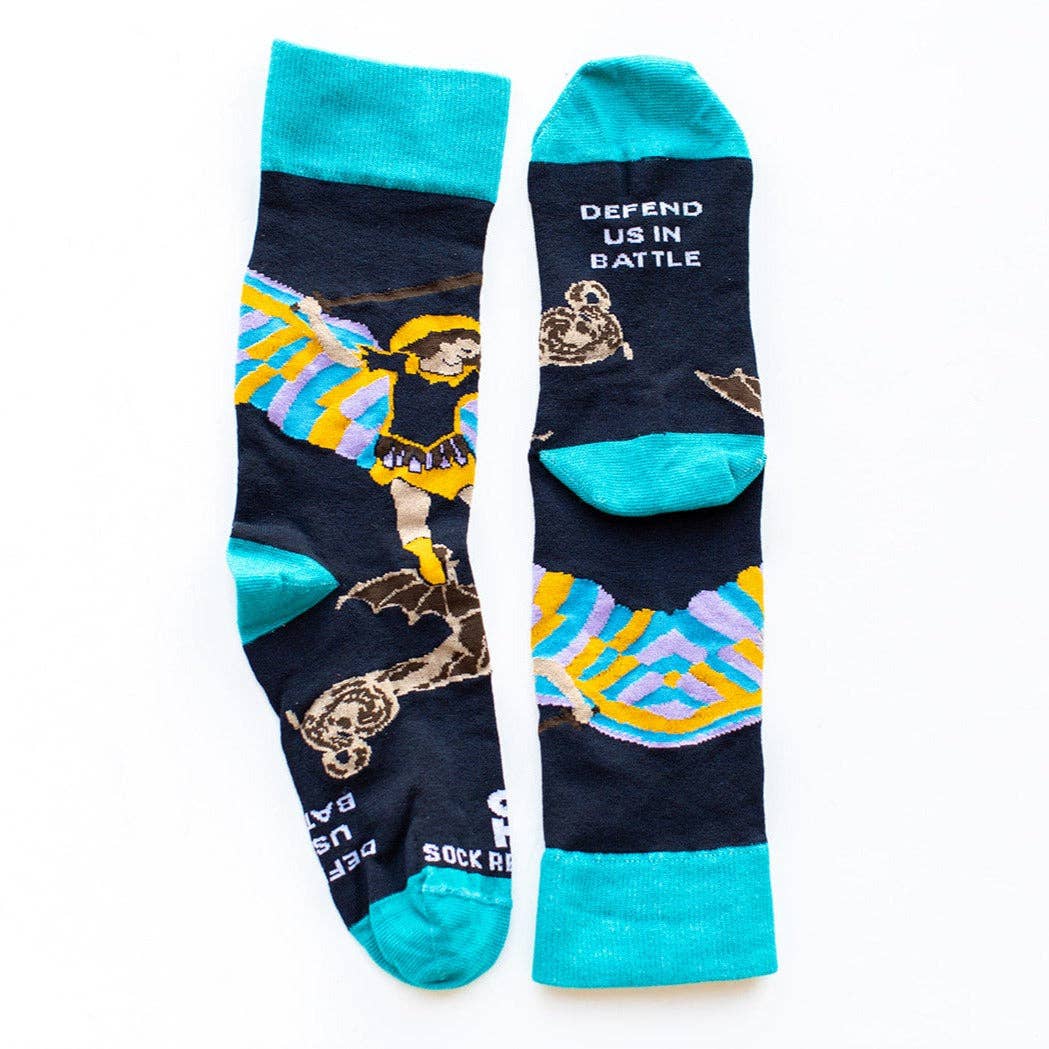 Religious Themed Socks, Kids-Adult Size (Many Variants)