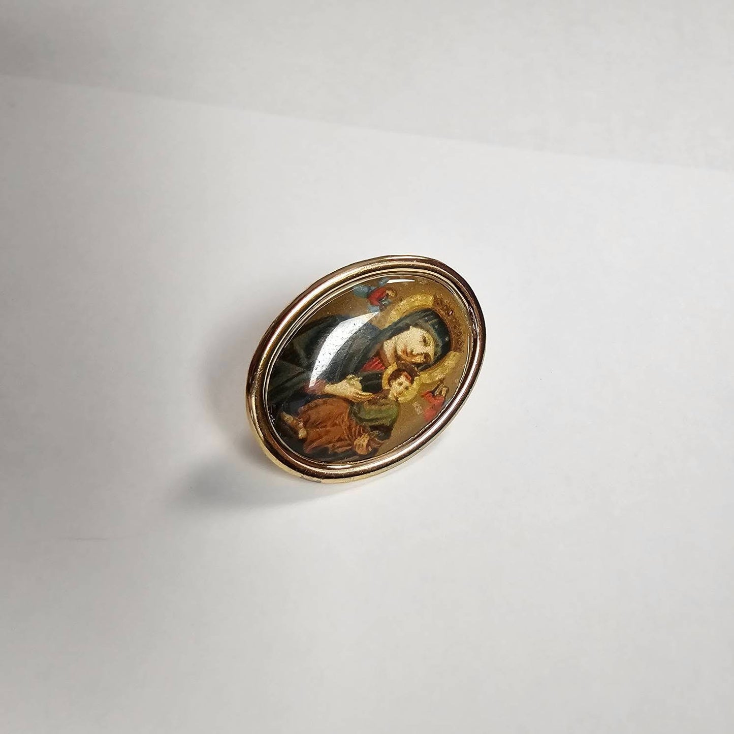 Holy Icons - Gold Tone Lapel Pin