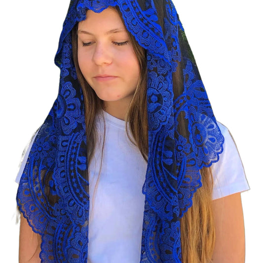 St. Catalina Thomas, Church Veil - BLUE