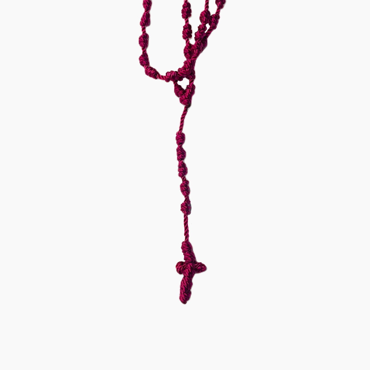 Rope Rosary, Red