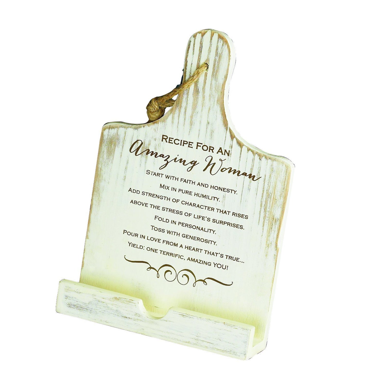 Amazing Woman Cook Book Holder