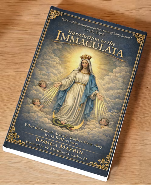 Introduction to the Immaculata: What the Church Actually Teaches About Mary in 33 Reflections - by Joshua Mazrin