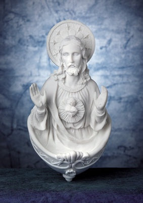 Sacred Heart of Jesus Holy Water Font