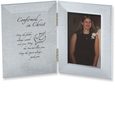 Confirmation Frame - Brushed Steel - Folding