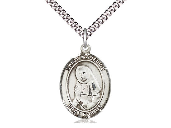 St. Madeline Sophie Barat Sterling Silver Medal on 18" Chain