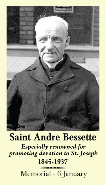 St. Andre Bessette Holy Card