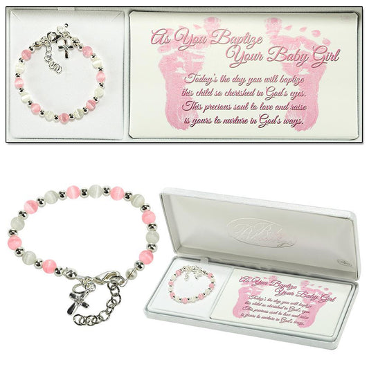 Baptism Bracelet with Prayer Card