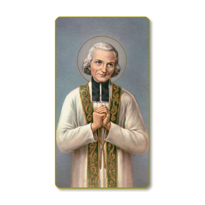St. John Mary Vianney Holy Card