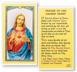 Prayer to the Sacred Heart of Jesus Holy Card