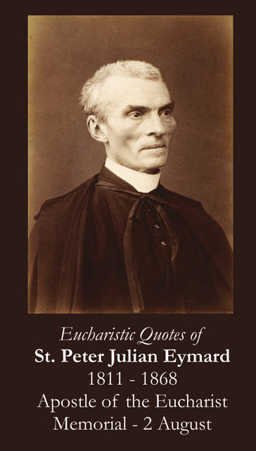 St. Peter Julian Eymard Holy Card