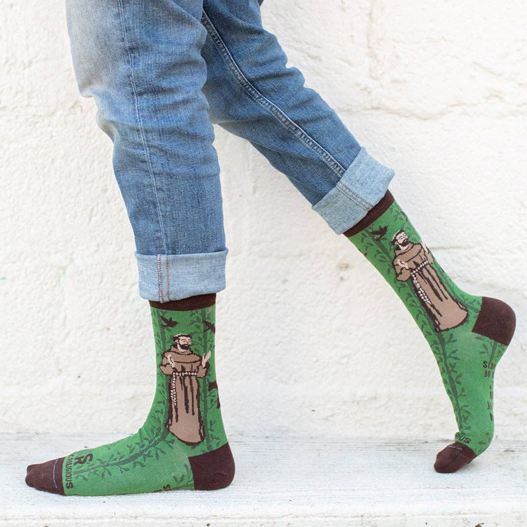 St. Francis of Assisi Adult XL Socks