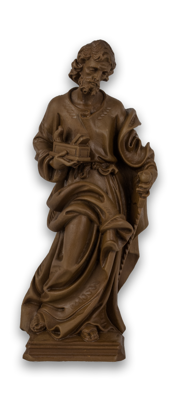 St. Joseph the Worker - 12" Wood Tone Statue