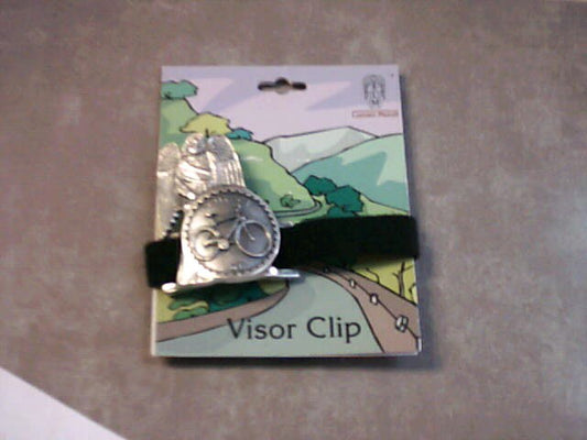 Visor Clip for bicycle with Guardian Angel