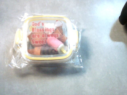 Eraser set - God's Blessings are always sweet