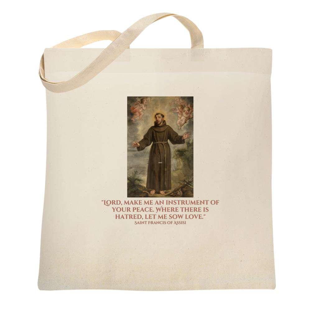 St. Francis of Assisi - Canvas Tote Bag