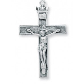Sterling Silver Crucifix with 24" Chain Login for pricing