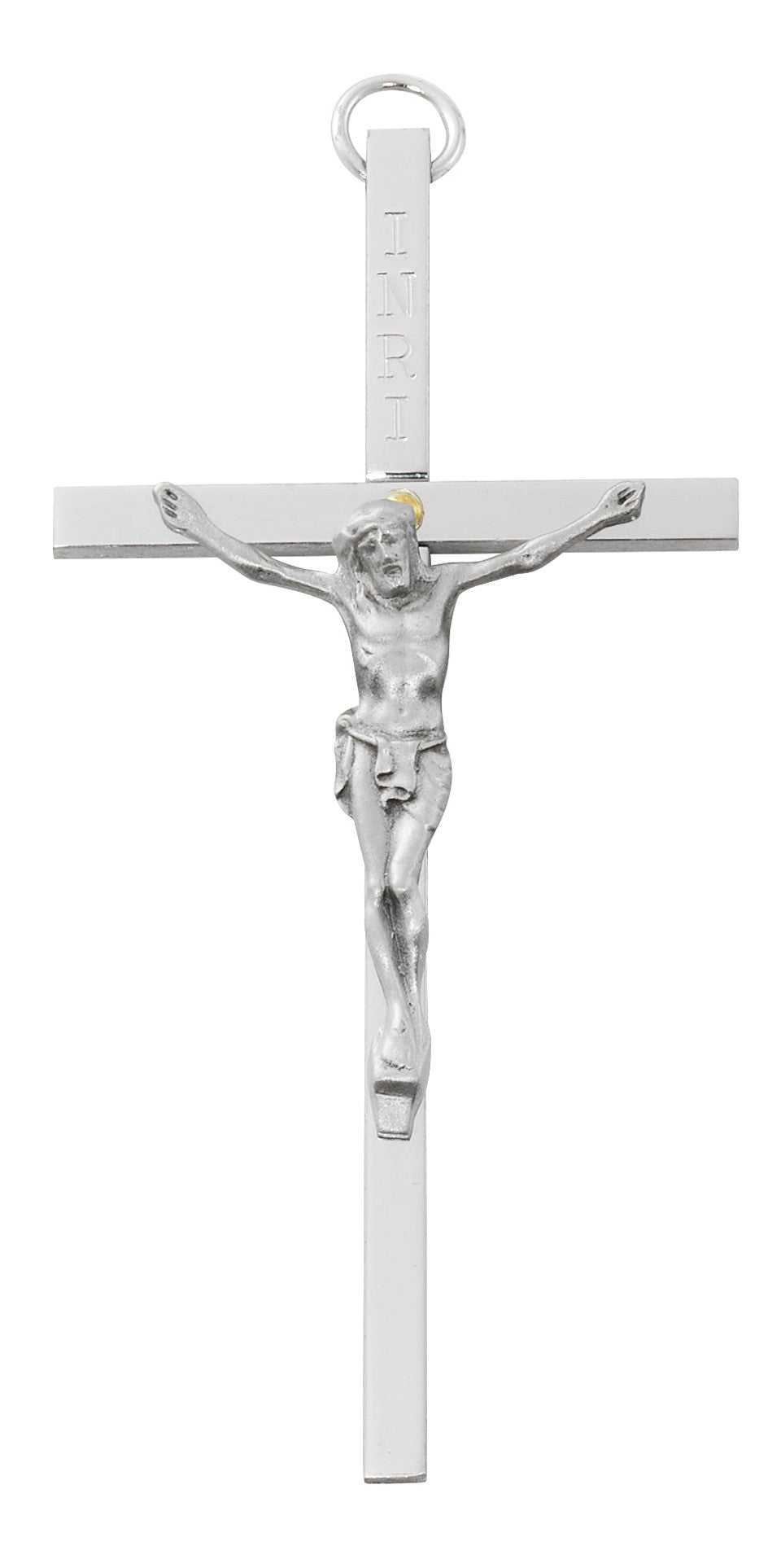 2 x 4" Silver Crucifix