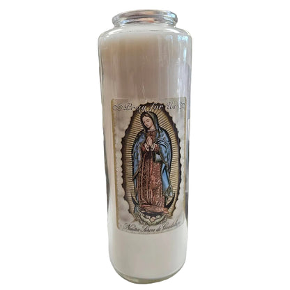 Holy Icons White Prayer Intention Candle