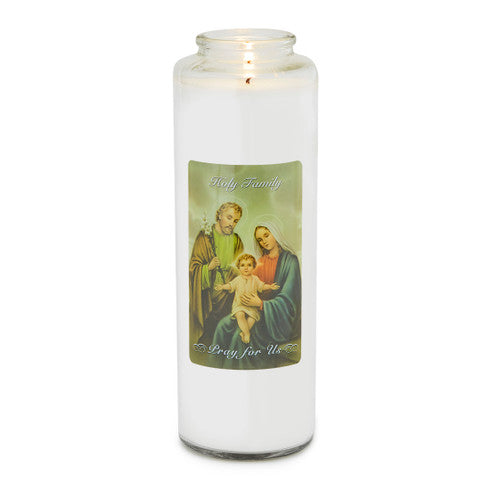 Holy Icons White Prayer Intention Candle