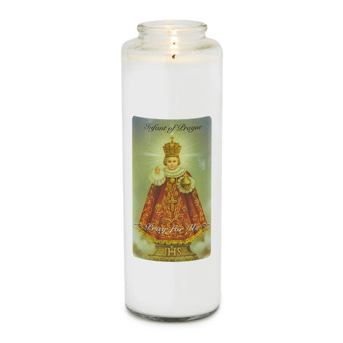 Holy Icons White Prayer Intention Candle