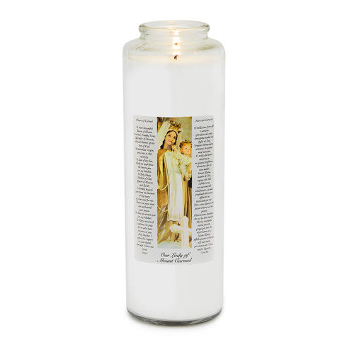 Holy Icons White Prayer Intention Candle