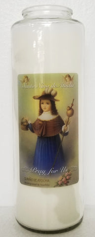 Holy Icons White Prayer Intention Candle