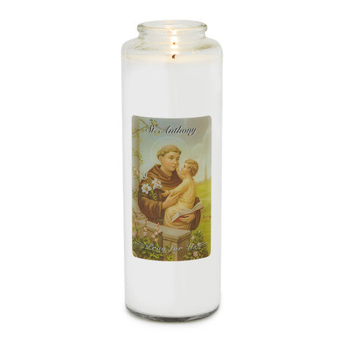 Holy Icons White Prayer Intention Candle