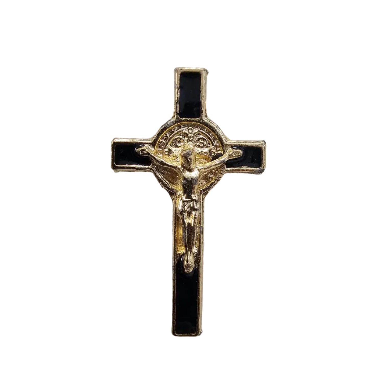 St. Benedict Crucifix Lapel Pins In Assorted Colors