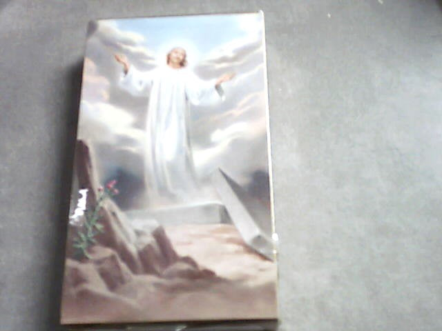 Resurrection Holy Card - Blank on back