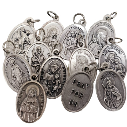 Holy Images, Oval Oxidized Medals (100+ Variants)