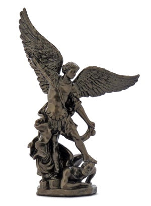 St. Michael, Hand-Painted Cold-Cast Bronze, Veronese Collection - 4" Statue