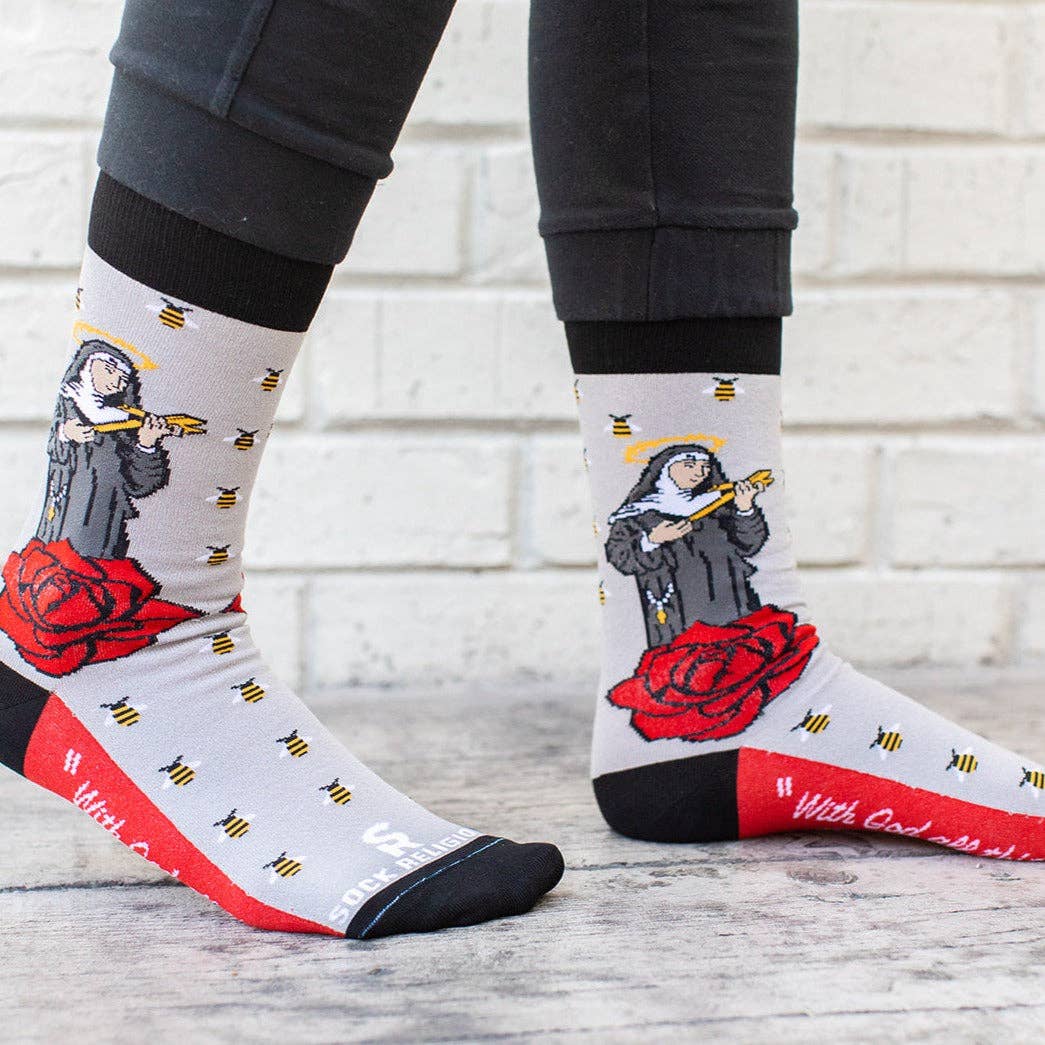 St. Rita Adult Socks