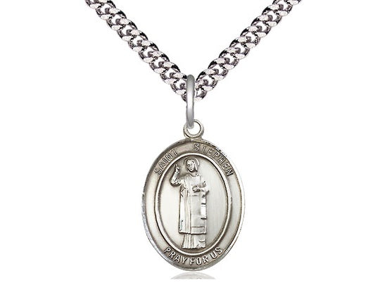 St. Stephen the Martyr Sterling Silver Medal