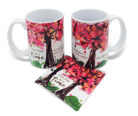 One Day at a Time - Mug and Coaster Set