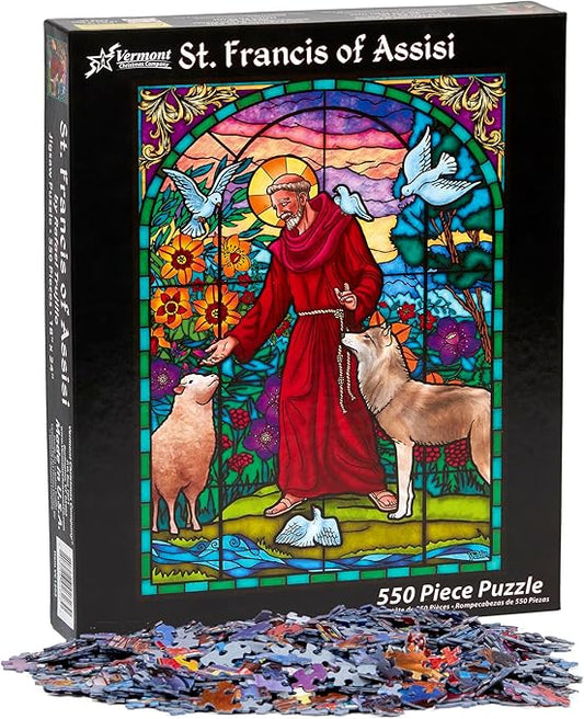 St. Francis of Assisi Jigsaw Puzzle - 550 Piece