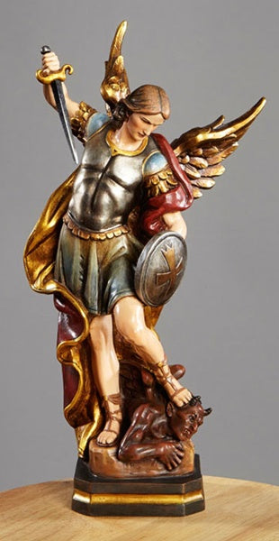 St. Michael, Val Gardena - 12" Statue