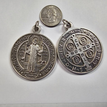 St. Benedict Jubilee Medal, Oxidized