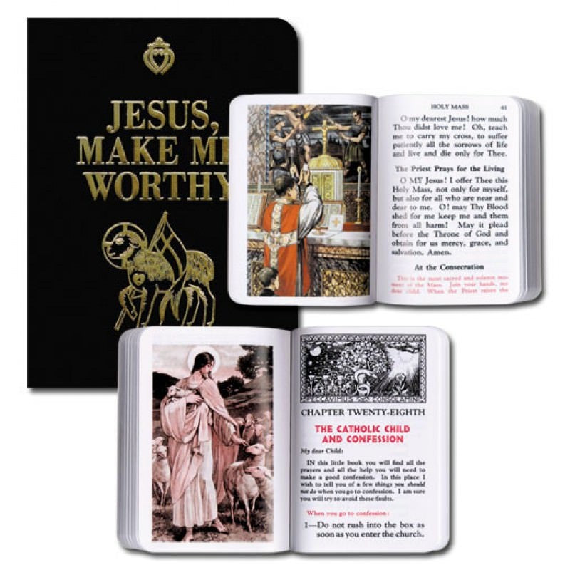 Jesus Make Me Worthy, First Communion Booklet - by Rev. Robert J. Power, C.M.