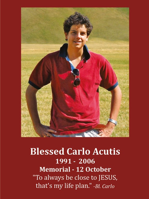 Blessed Carlo Acutis Holy Card